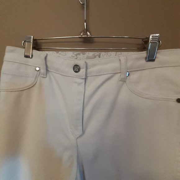 TWO LOOKS 1 PAIR REVERSIBLE High Rise! STRETCH jeans JEGGING-LIKE  SZ 8 euc - Picture 4 of 9